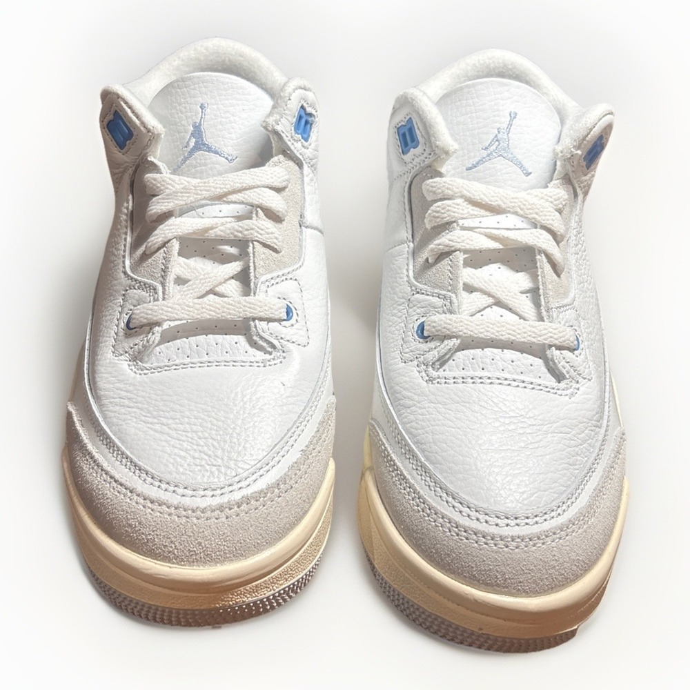 Little Kid's Jordan 3 Retro "Lucky Shorts" Summit Wht/Blue (DM0966 101) 1.5 Y - Picture 2 of 9